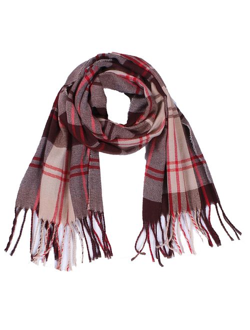 Wander Agio Kids Scarf Warm Shawls Scarves Parent-child Scarf Womens Plaid Scarfs Small