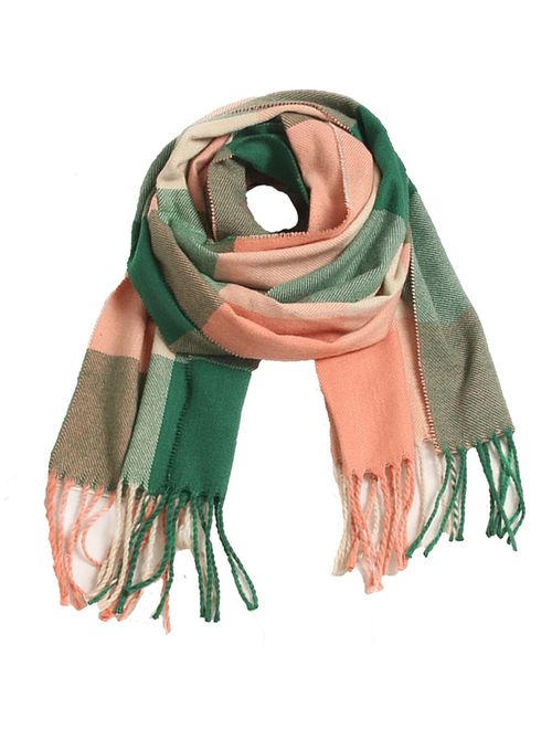 Wander Agio Kids Scarf Warm Shawls Scarves Parent-child Scarf Womens Plaid Scarfs Small