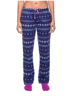 Noble Mount Womens Pajama Pants - 100% Cotton Flannel Lounge Pants with Pockets & Drawstring