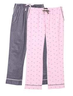 Noble Mount Womens Pajama Pants - 100% Cotton Flannel Lounge Pants with Pockets & Drawstring