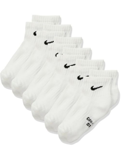 Kids' Everyday Cushioned Ankle Socks (6 Pairs)