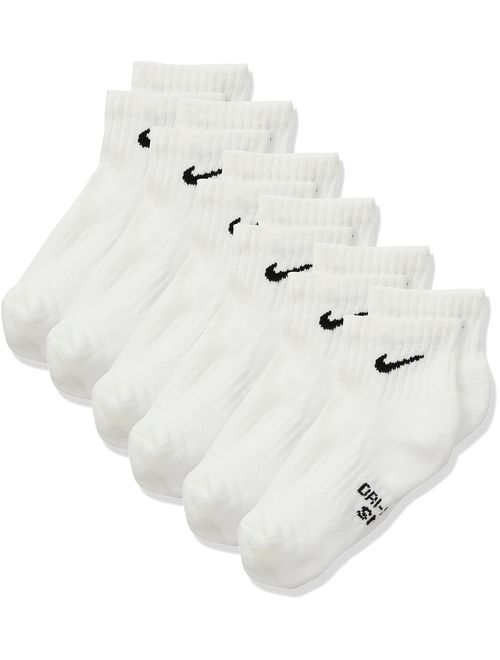 NIKE Kids' Everyday Cushioned Ankle Socks (6 Pairs)