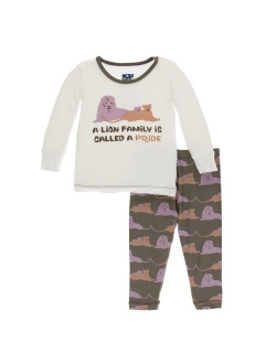 KicKee Pants Print Short Sleeve Pajama Set