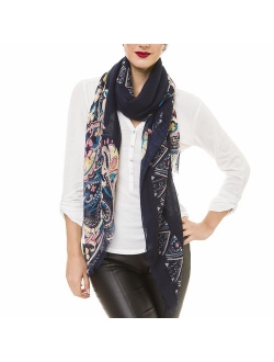 Scarf for Women Lightweight Paisley Fashion for Fall Winter Scarves Shawl Wrap