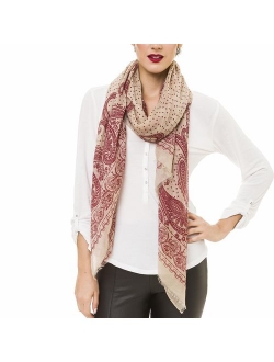 Scarf for Women Lightweight Paisley Fashion for Fall Winter Scarves Shawl Wrap