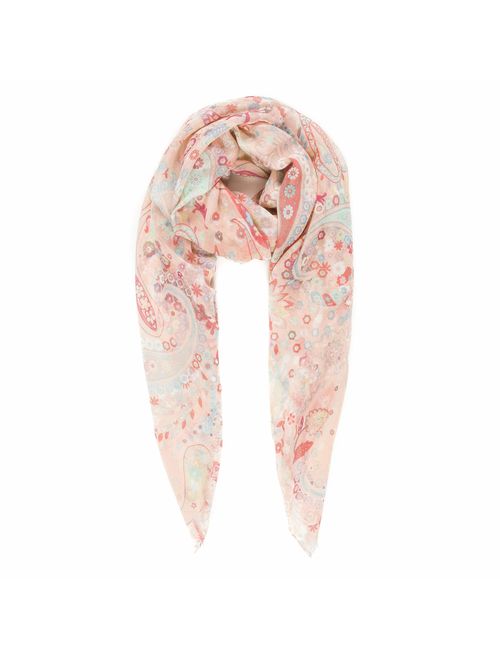 Scarf for Women Lightweight Paisley Fashion for Fall Winter Scarves Shawl Wrap