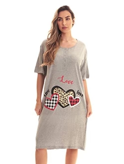 Just Love Short Sleeve Nightgown Sleep Dress for Women