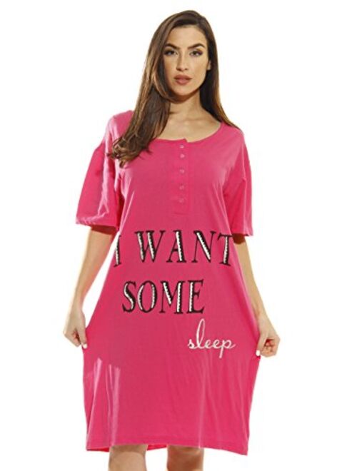 Just Love Short Sleeve Nightgown Sleep Dress for Women