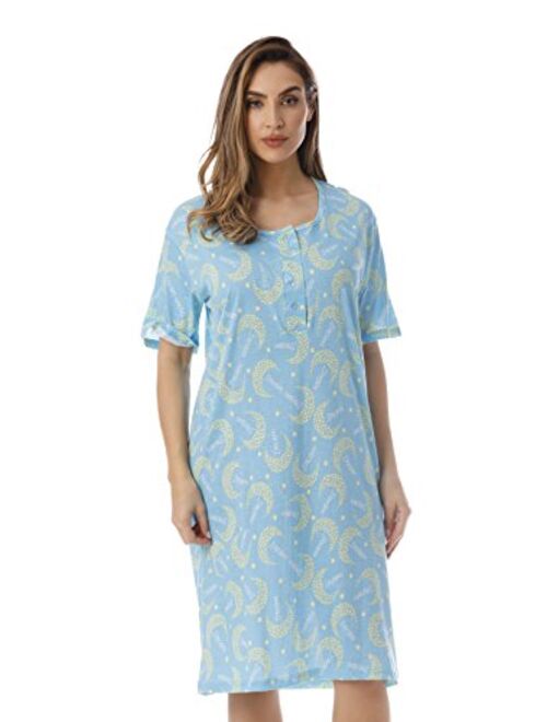 Just Love Short Sleeve Nightgown Sleep Dress for Women