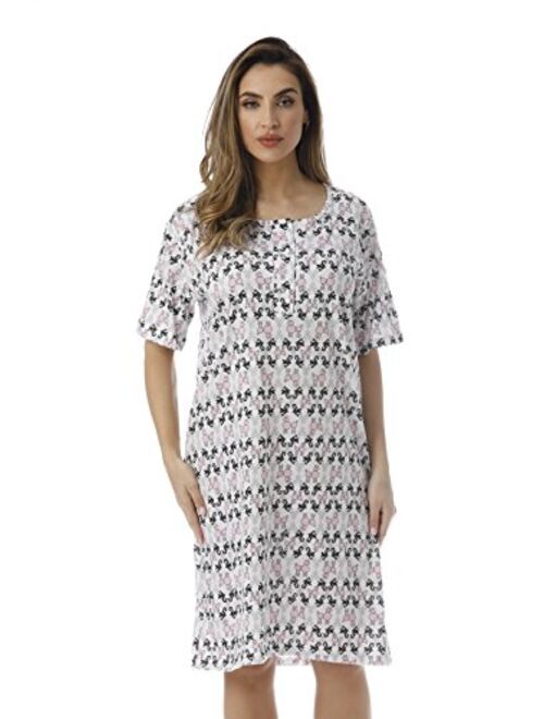 Just Love Short Sleeve Nightgown Sleep Dress for Women