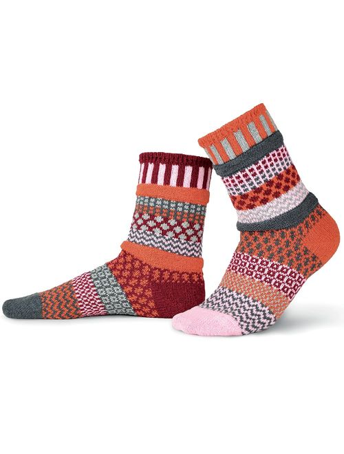 Solmate Socks - Mismatched Crew Socks for women or Men