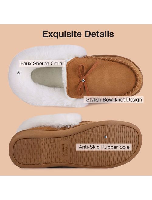 suede bedroom slippers