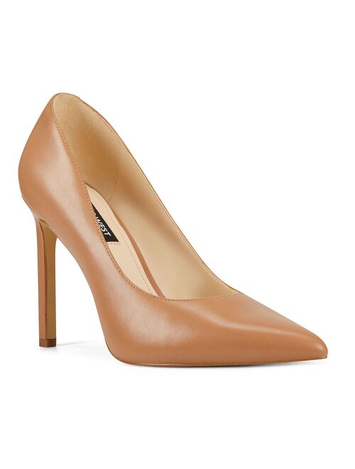 Nine West Women's Tatiana Dark Natural Suede Dress Pump