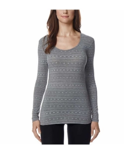 32Degrees Women's Heat Scoop Neck Thermal Top