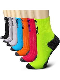 Compression Socks (3/6/7 Pairs),15-20 mmHg is Best Athletic & Medical for Men & Women, Running, Flight, Travel, Nurses