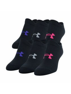Youth Essential 2.0 No Show Socks, 6-Pairs