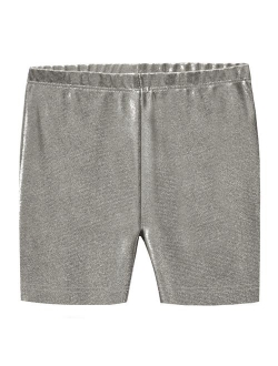 City Threads Girls' 100% Cotton Bike Shorts for Sports, School Uniform, or Under Skirts Made in USA