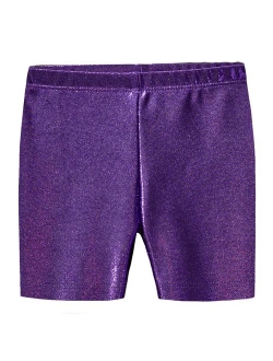 City Threads Girls' 100% Cotton Bike Shorts for Sports, School Uniform, or Under Skirts Made in USA