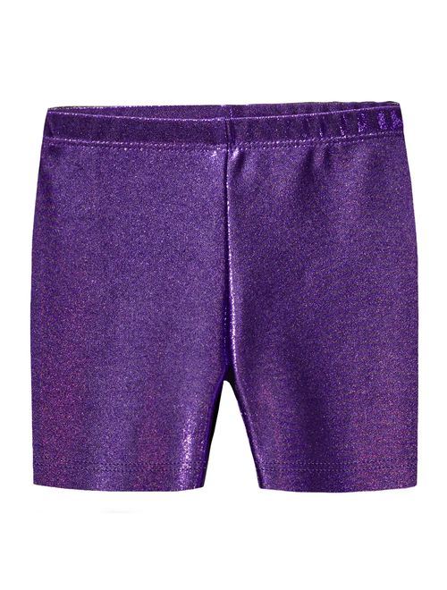 City Threads Girls' 100% Cotton Bike Shorts for Sports, School Uniform, or Under Skirts Made in USA