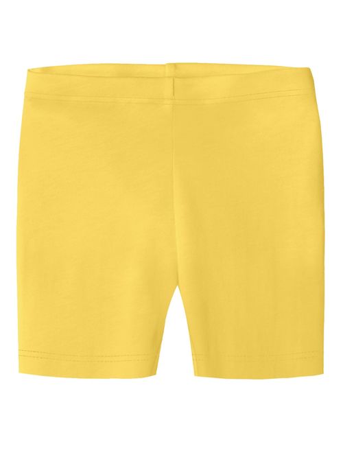 City Threads Girls' 100% Cotton Bike Shorts for Sports, School Uniform, or Under Skirts Made in USA