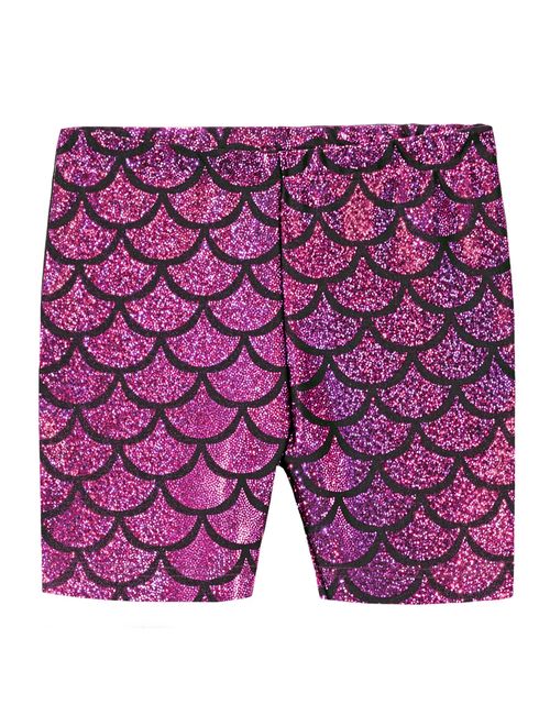 City Threads Girls' 100% Cotton Bike Shorts for Sports, School Uniform, or Under Skirts Made in USA