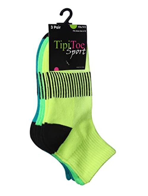 Tipi Toe Women's 12-Pairs Low Cut Athletic Sport Peformance Socks