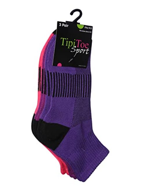 Tipi Toe Women's 12-Pairs Low Cut Athletic Sport Peformance Socks