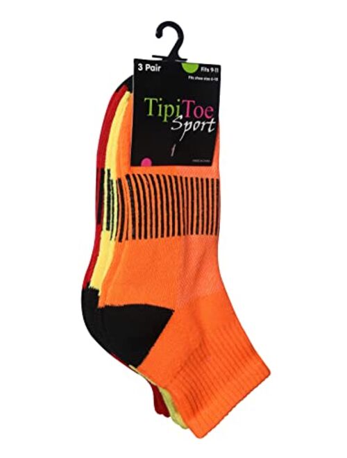 Tipi Toe Women's 12-Pairs Low Cut Athletic Sport Peformance Socks