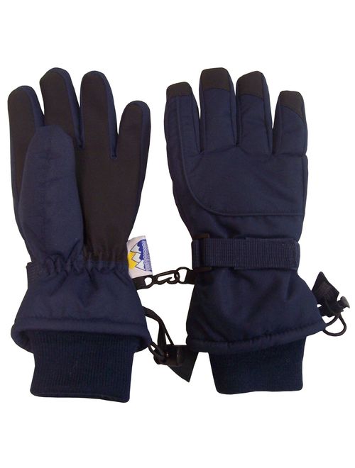 N'Ice Caps Men's and Women's 100 Gram Thinsulate Waterproof Ski Mittens and Gloves