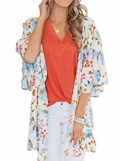 Yonala Summer Womens Beach Wear Cover up Swimwear Beachwear Bikini Cardigan