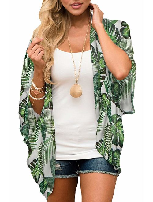 Yonala Summer Womens Beach Wear Cover up Swimwear Beachwear Bikini Cardigan