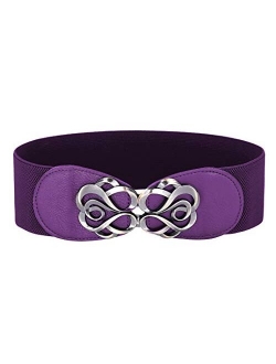 Alloy Buckle Elastic Belt – The Purple Lily