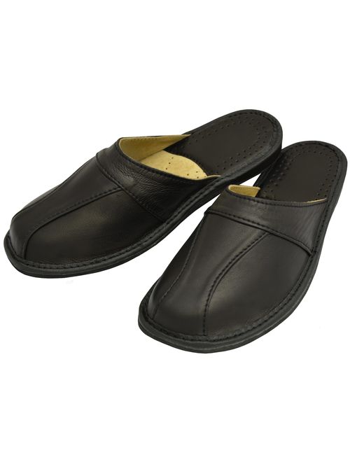 Buy Mens House Slippers | Finest Calfskin Leather | 28 online | Topofstyle