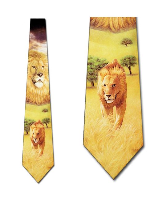 Lions Necktie Mens Tie