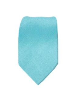 Men's Solid Color XL Extra Long Big and Tall Necktie Ties - Many Colors Available