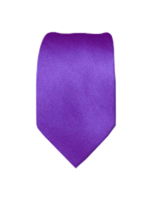 Men's Solid Color XL Extra Long Big and Tall Necktie Ties - Many Colors Available