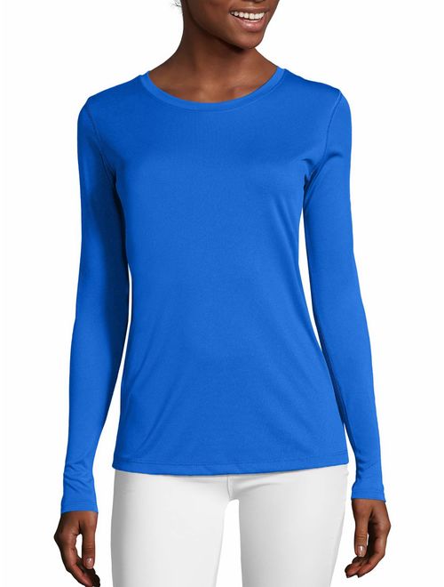 Hanes Sport Women's Active CoolDri Performance Long-Sleeve Tee