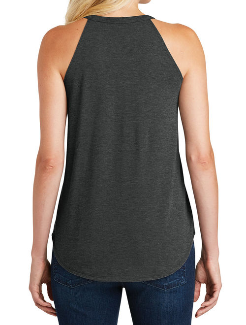 Mafoose Ladies Perfect Tri Rocker Tank Black Frost X-Small