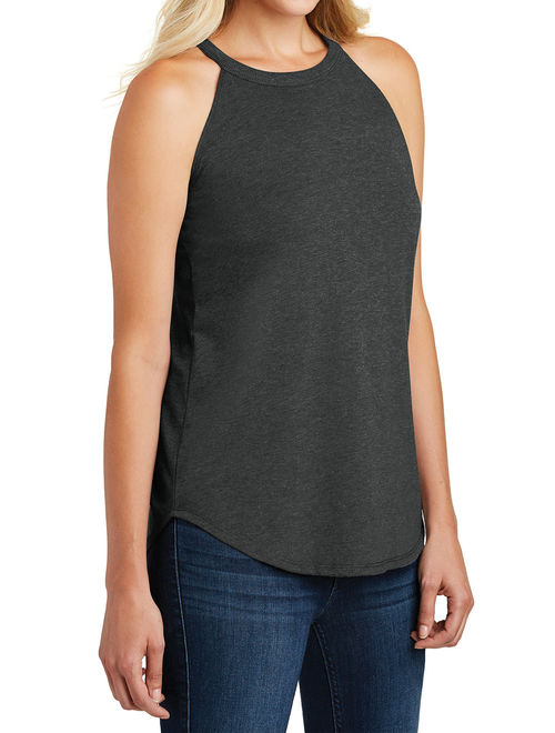 Mafoose Ladies Perfect Tri Rocker Tank Black Frost X-Small