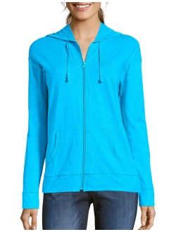 Women's Athleisure Slub Cotton Hoodie