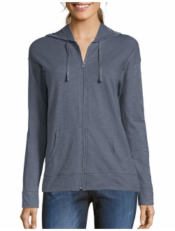 Women's Athleisure Slub Cotton Hoodie