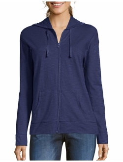 Women's Athleisure Slub Cotton Hoodie