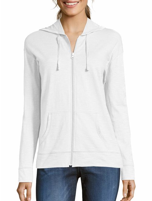 Hanes Women's Athleisure Slub Cotton Hoodie