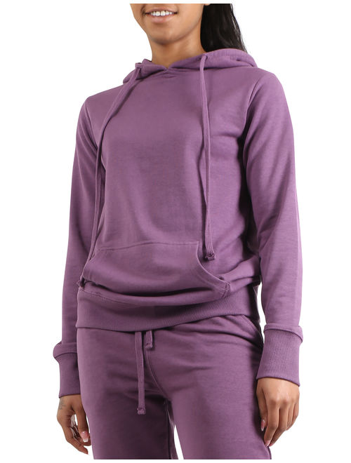 Ma Croix Womens Premium French Terry Pullover Wrinkle Resistant Hoodie