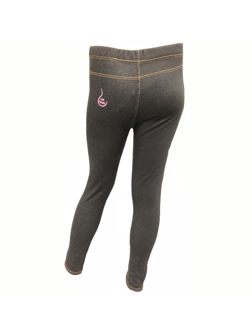 Left Cheek Petite Jeggings- Black