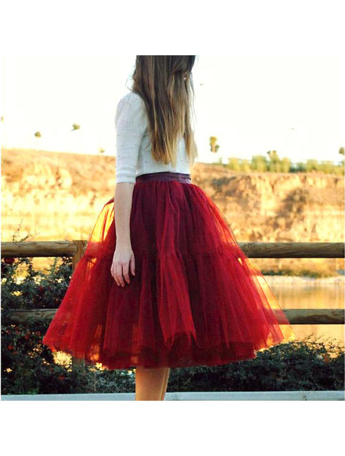 layered skirt 50s