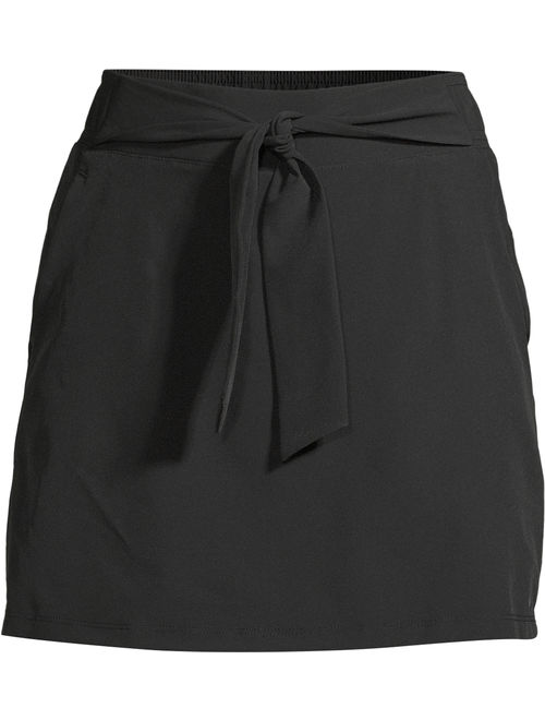 Apana Women's Active Woven Skort with Tie Front