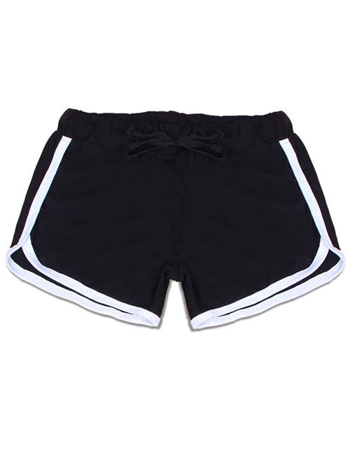 Women's Sexy Drawstring Waist Elastic Yoga Workout Sports Beach Shorts Summer