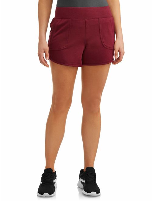 Athletic Works Women's Athleisure Knit Gym Shorts With Pockets