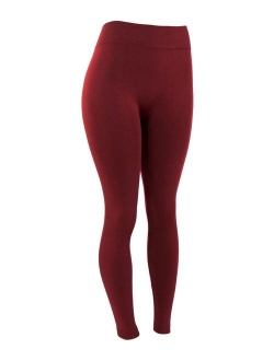 LAVRA Women's Plus Size Fleece Lined Leggings Warm Thermal Full Length Tights